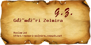 Gömöri Zelmira névjegykártya